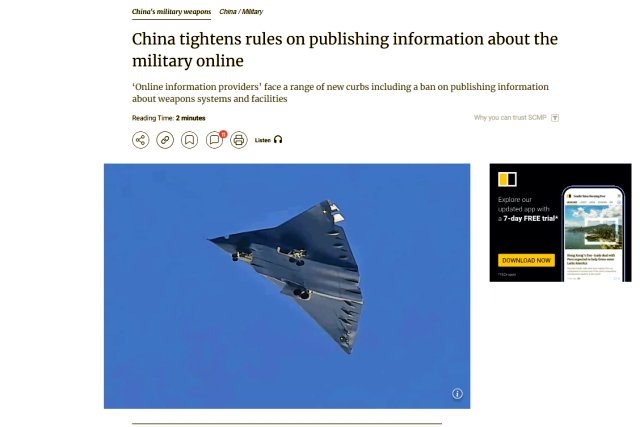 Chinese Sixth Generation Fighter Jets- Aeronautical Breakthrough or Social Media Hoax?