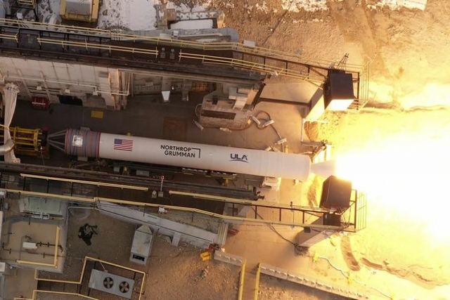 Northrop Grumman Tests New Motor for U.S. Space Force’s Vulcan Centaur Rocket