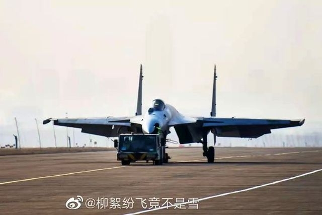 Fighter Jets Seen on Chinese Fujian Carrier During Second Sea Trial