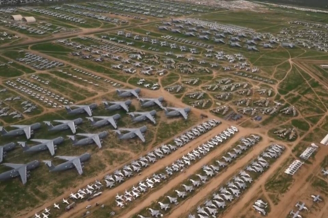 Parts worth $500M Extracted from U.S. Aircraft Boneyard