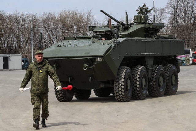 Russia’s Boomerang Armored Vehicle can be fitted with Foreign Combat Modules