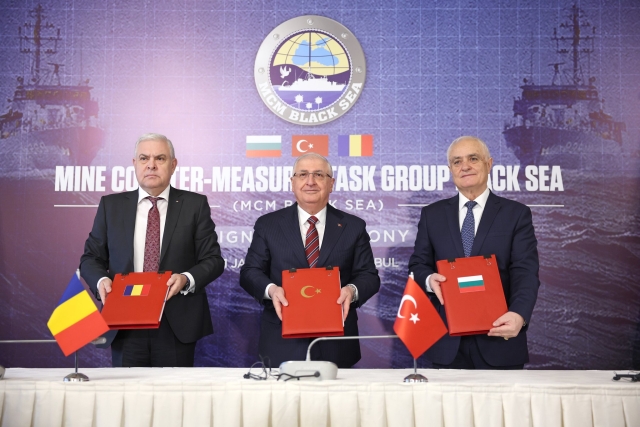 Turkey, Romania, Bulgaria Sign Memorandum to Combat Mine Threat in Black Sea