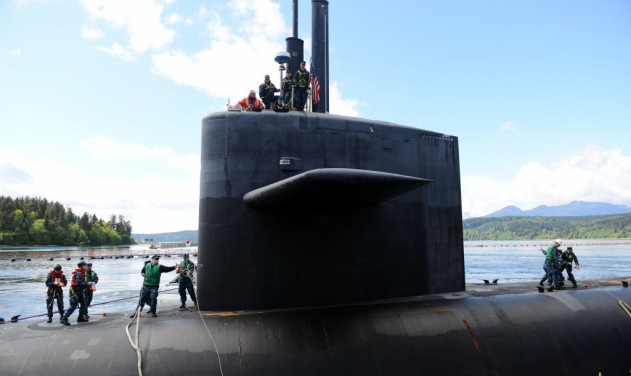 USS Louisiana Nuclear Submarine Collides Into Sealift Command Support Vessel
