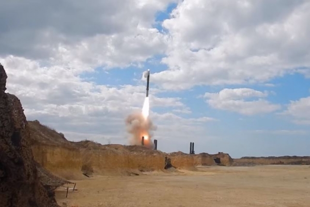 Russian MoD Posts Video of Kalibr Missiles Pounding Ukrainian Facilities