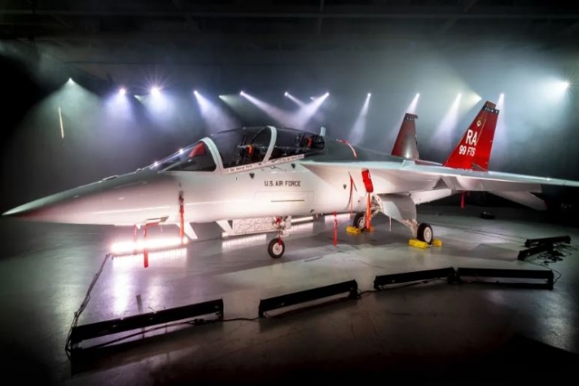 First Boeing-Saab T-7A Red Hawk Trainer Jet Rolls Out