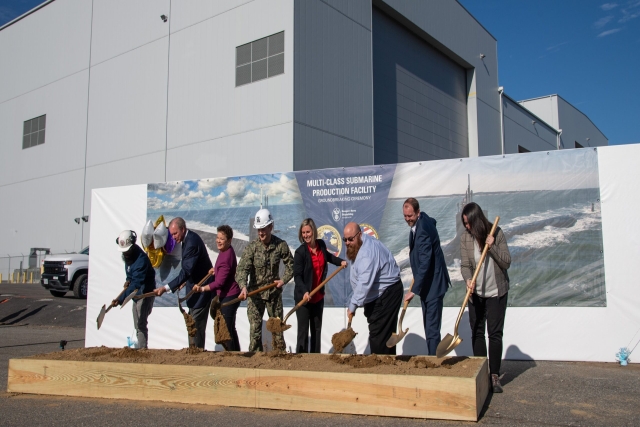 Huntington Ingalls Breaks Ground for New Nuclear Submarine Building Facility