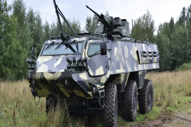 Sweden Orders 20 Patria Armoured Vehicles