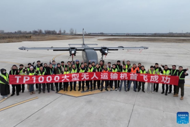 China’s New Tonne-class Cargo Drone Completes Maiden Flight