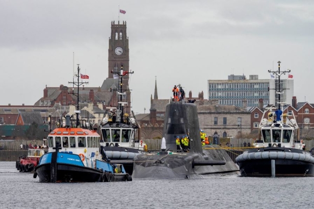 Royal Navy Receives Fifth Astute-class Submarine