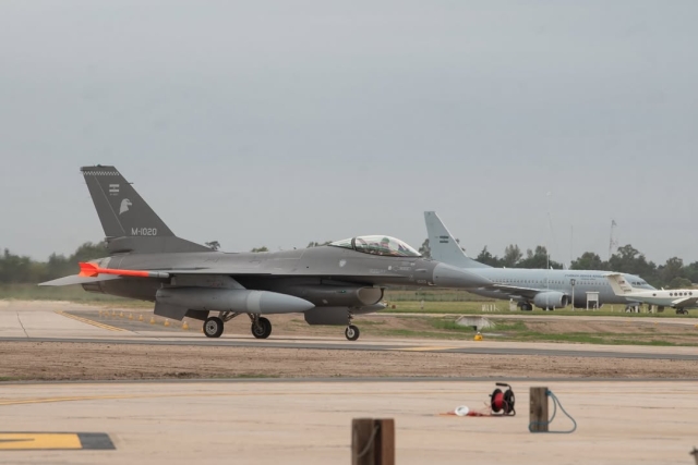Argentina Unveils First F-16 Fighter Jets Procured from Denmark