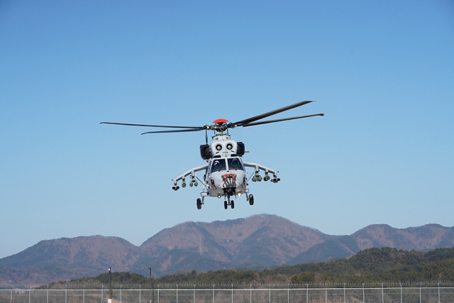 Maiden Flight of South Korea’s Marine Corps Amphibious Assault Helicopter