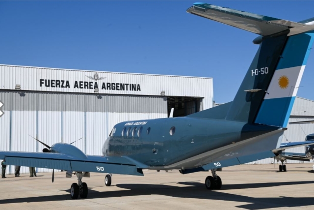 Argentine Navy Receives Beechcraft TC12B Huron Aircraft