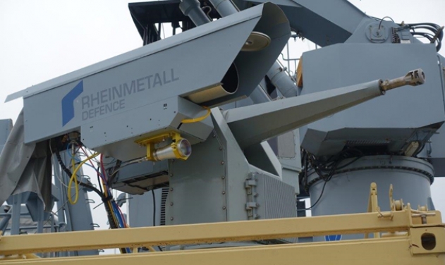 Rheinmetall Tests High-Energy Laser Effector Onboard German Warship