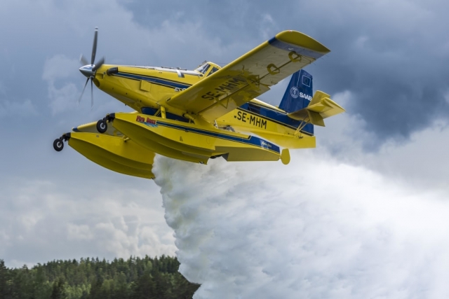 Sweden Buys Two Saab Firefighting Aircraft
