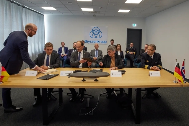Thyssenkrupp Signs €5.5B Contract with Norway, Germany for 6 Type 212CD Submarines