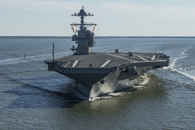General Atomics Launch and Recovery Systems Clears USS Gerald R. Ford Full Ship Shock Trials