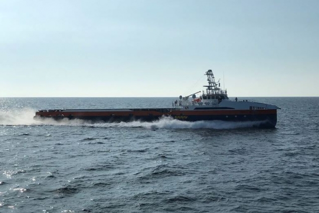 NOMAD Unmanned Surface Vessel of U.S. Navy Transits Panama Canal