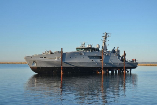 Austal Launches First Evolved Cape-Class Patrol Boat for Australian Navy