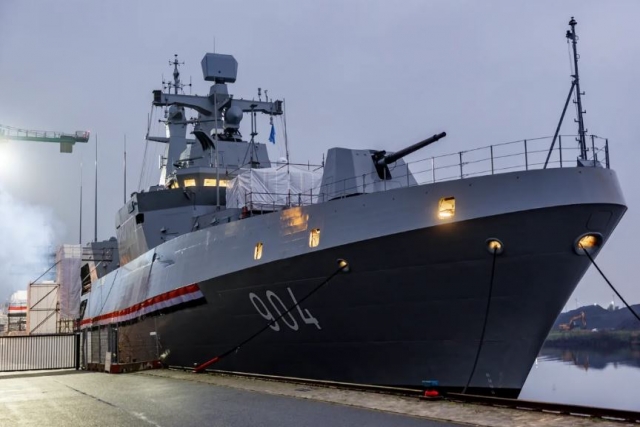 Egyptian Navy Accepts First German-made MEKO 200 Frigate