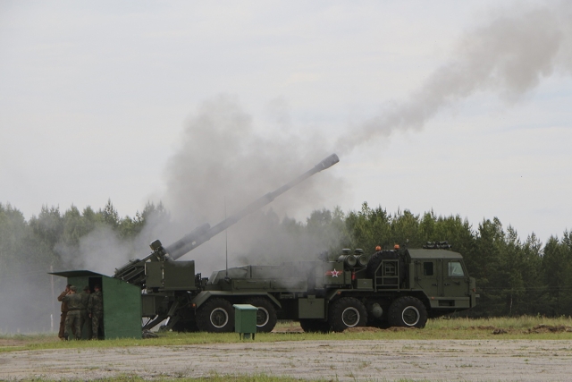 Russia's First Wheeled, SP Howitzer, 'Malva' Completes State Tests