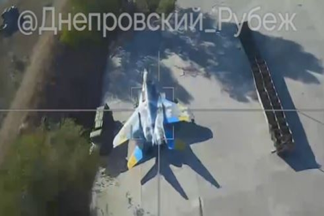 Ukrainian MiG-29 Damaged in Strike by Russian Lancet Loitering Munition