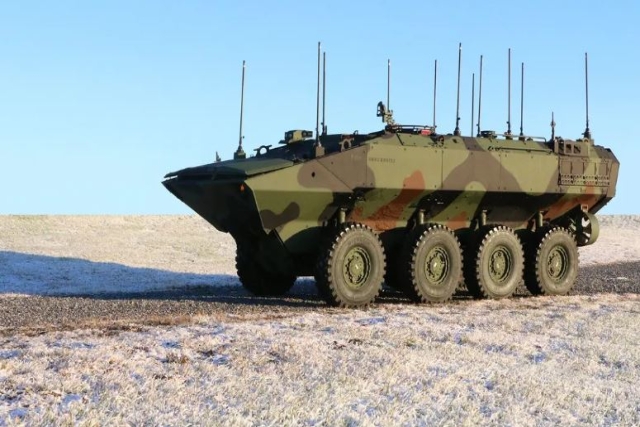 BAE Systems Delivers First ACV Command and Control Variant to U.S. Marine Corps