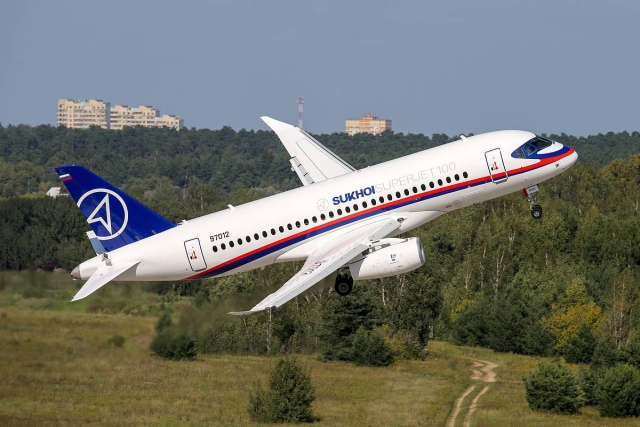 Russia Proposes to Transfer Western-component Based SSJ-100 Jetliner to India's HAL