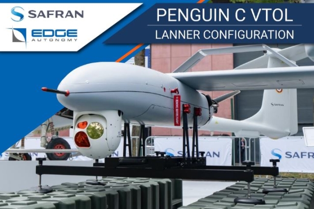 Safran, Edge Autonomy Unveil Lanner VTOL UAS at Eurosatory 2024