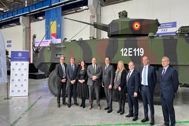 GDELS, Romania’s ROMARM Agree on Local Production of Wheeled Armored Vehicles