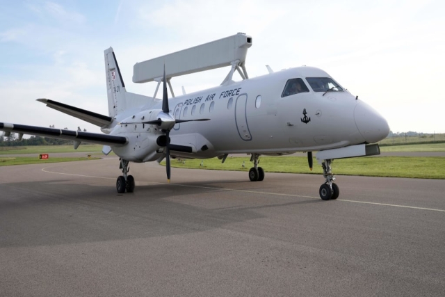 Saab Hands Over First Saab 340 Airborne Early Warning Aircraft to Poland