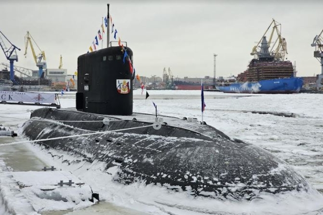 Russian Navy Adds Fifth Project 636.3 Submarine to Pacific Fleet
