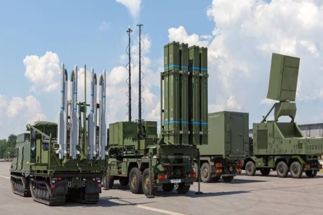 Ukrainian IRIS-T SLM System Counters Waves of Russian Attacks with Over 12 Targets