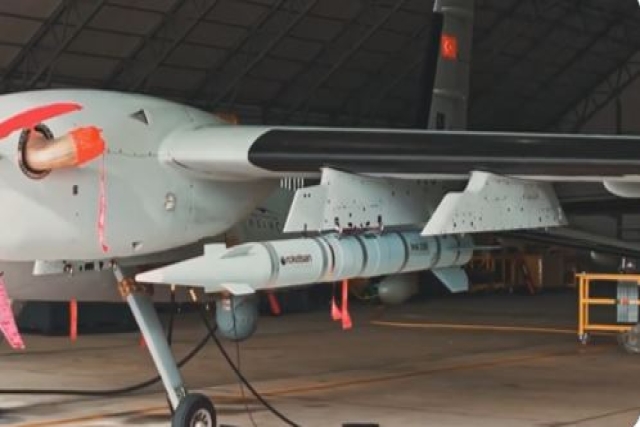 Bayraktar AKINCI Test-fires Roketsan's UAV-230 Supersonic Ballistic Missile