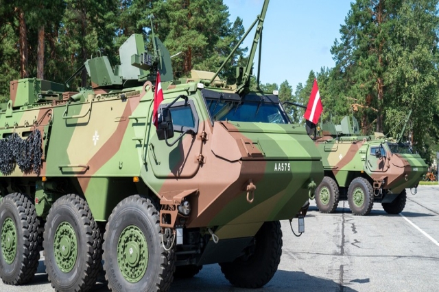 First Latvian-Made Patria 6x6 APCs Delivered to National Armed Forces