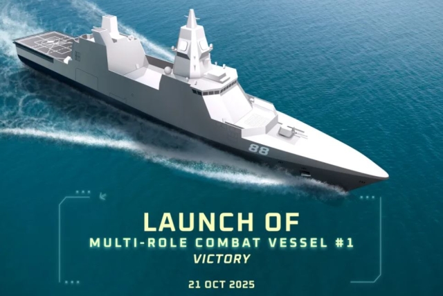 Singapore Launches First Multi-Role Combat Vessel ‘Victory’