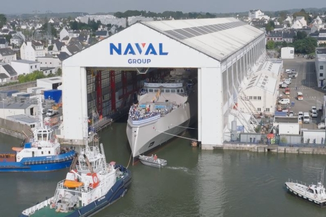 Greece Launches Second FDI Frigate HS Nearchos in Lorient