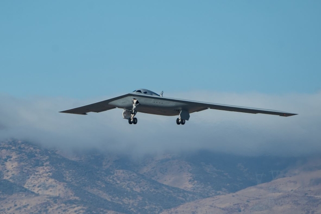 Second B-21 Raider Stealth Bomber Completes First Flight 