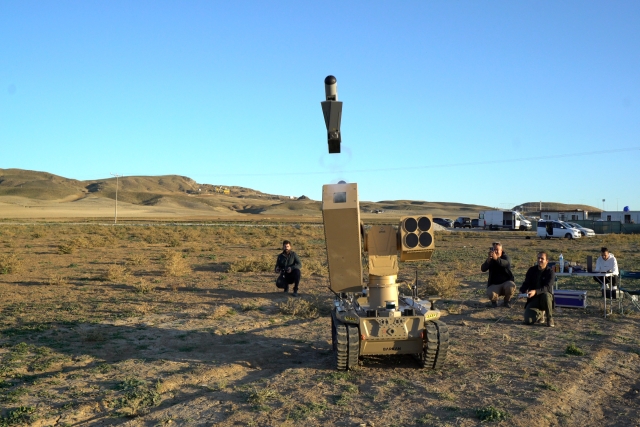 Turkey's BARKAN Unmanned Ground Vehicle Fires Ammunition Using Hydrogen Propulsion System