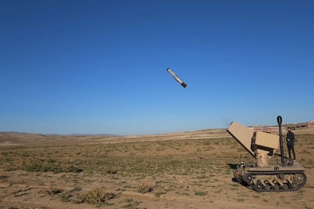 Turkey's BARKAN Unmanned Ground Vehicle Fires Ammunition Using Hydrogen Propulsion System