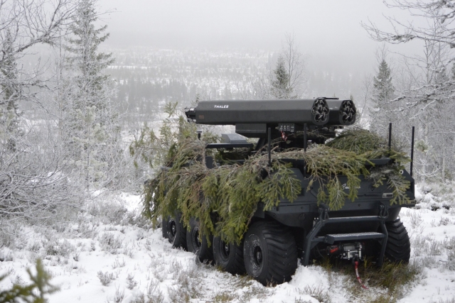 Rheinmetall’s Mission Master UGV Fires Thales 70 mm Guided Rockets in Sweden