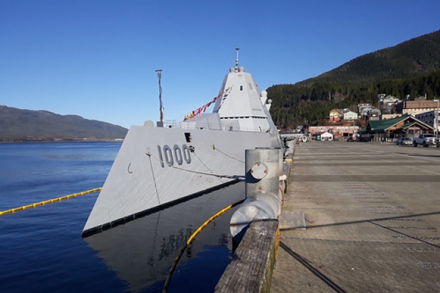 Navy’s USS Zumwalt Destroyer Completes First Live Fire Test