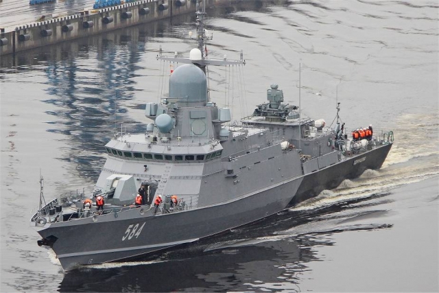 Newest Russian Project 22800 Corvette Enters Tests in Baltic Sea