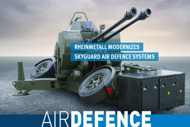 Rheinmetall to Modernize International Customer’s Skyguard 35mm Air Defence Systems