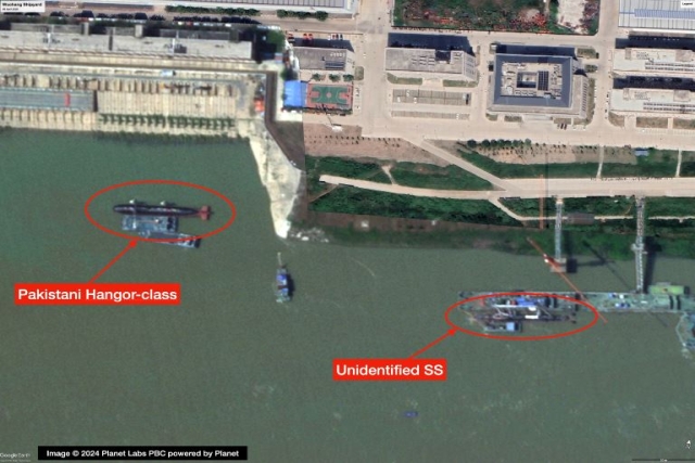 New Chinese Submarine Featuring X-Form Rudders Spotted at Wuchang Shipyard