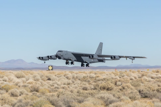 U.S.A.F.’s B-52 Bomber Completes Ferry Flight after AESA Radar Upgrade