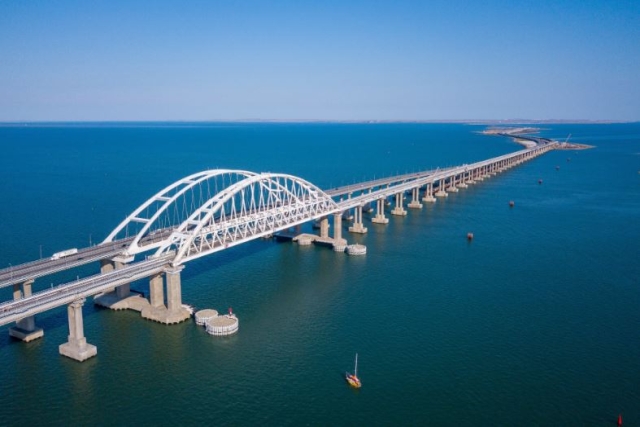 Crimea Bridge Damaged in Drone Attack