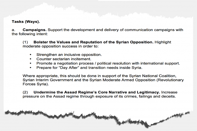 UK Recruited Citizen Journalists in Syria for Propaganda War