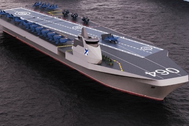 New Aircraft Carrier Design Unveiled in Russia- Universal Sea Ship 