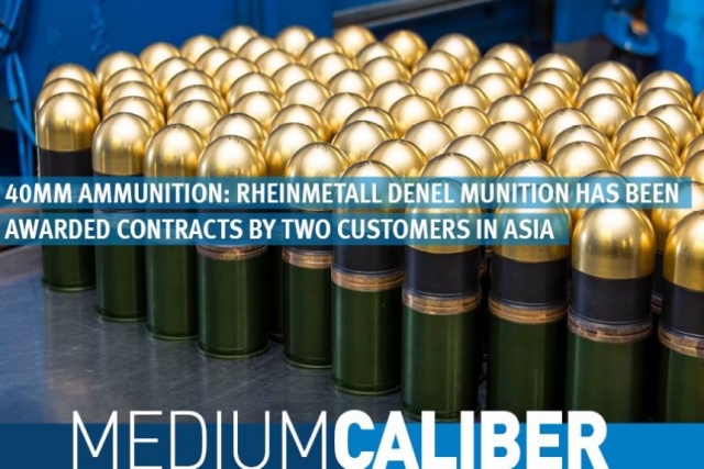 Asian Countries Order 40mm Rheinmetall Ammo