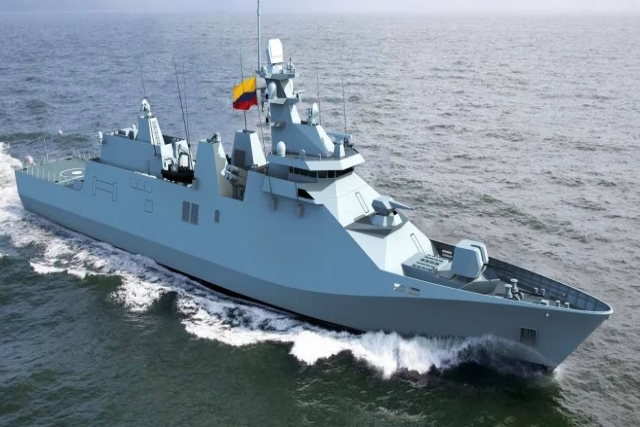 Damen to Help Design Frigates for the Colombian Navy